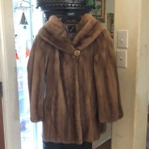 Blonde mink jacket